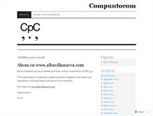 Tablet Screenshot of albavillanueva.wordpress.com