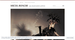 Desktop Screenshot of micolronchi.wordpress.com