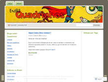 Tablet Screenshot of entrequadrinhos.wordpress.com