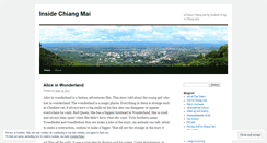 Desktop Screenshot of insidechiangmai.wordpress.com