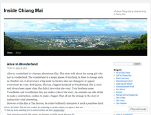 Tablet Screenshot of insidechiangmai.wordpress.com