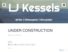 Tablet Screenshot of ljkessels.wordpress.com