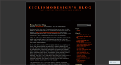 Desktop Screenshot of ciclismodesign.wordpress.com