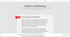 Desktop Screenshot of oendoeomarketing.wordpress.com