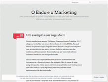 Tablet Screenshot of oendoeomarketing.wordpress.com