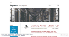 Desktop Screenshot of nagerms.wordpress.com