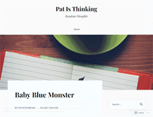 Tablet Screenshot of patisthinking.wordpress.com