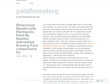 Tablet Screenshot of paidforesterg.wordpress.com