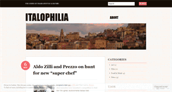 Desktop Screenshot of italophilia.wordpress.com