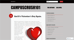 Desktop Screenshot of campuscrush101.wordpress.com