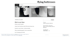 Desktop Screenshot of flyingbuttresses.wordpress.com