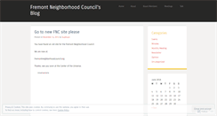 Desktop Screenshot of fremontneighborhood.wordpress.com