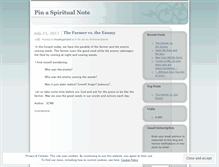 Tablet Screenshot of pinanote.wordpress.com
