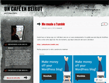 Tablet Screenshot of cafebeirut.wordpress.com