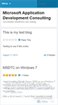 Mobile Screenshot of msdevconsulting.wordpress.com