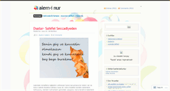 Desktop Screenshot of aleminur.wordpress.com