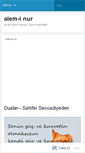 Mobile Screenshot of aleminur.wordpress.com