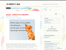 Tablet Screenshot of aleminur.wordpress.com
