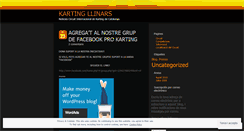 Desktop Screenshot of kartingllinars.wordpress.com