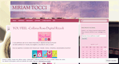 Desktop Screenshot of miriamtocci.wordpress.com