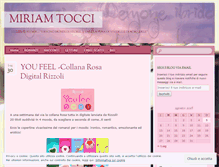 Tablet Screenshot of miriamtocci.wordpress.com