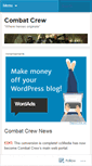 Mobile Screenshot of combatcrew.wordpress.com