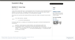 Desktop Screenshot of eubolist.wordpress.com