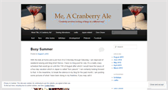 Desktop Screenshot of meacranberryale3.wordpress.com