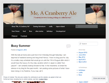 Tablet Screenshot of meacranberryale3.wordpress.com