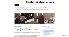 Desktop Screenshot of charlesscicolone.wordpress.com