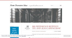 Desktop Screenshot of homedecoratorsideas.wordpress.com