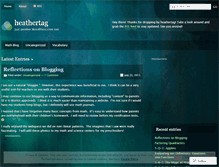Tablet Screenshot of heathertag.wordpress.com