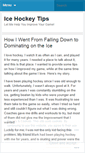 Mobile Screenshot of icehockeytips.wordpress.com
