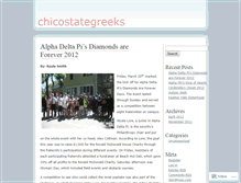 Tablet Screenshot of chicostategreeks.wordpress.com