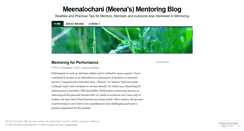 Desktop Screenshot of expertmentoring.wordpress.com