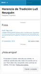 Mobile Screenshot of herendetradicion.wordpress.com