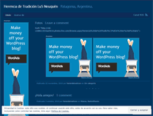 Tablet Screenshot of herendetradicion.wordpress.com