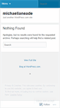 Mobile Screenshot of michaelianeade.wordpress.com