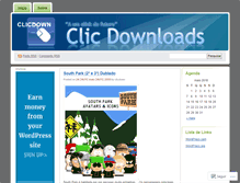 Tablet Screenshot of clicdown.wordpress.com