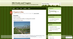Desktop Screenshot of mkfruitsandveggies.wordpress.com