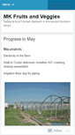 Mobile Screenshot of mkfruitsandveggies.wordpress.com