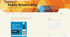 Desktop Screenshot of bpaddy.wordpress.com