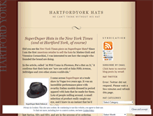 Tablet Screenshot of hartfordyorkhats.wordpress.com