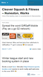 Mobile Screenshot of cleaversquash.wordpress.com