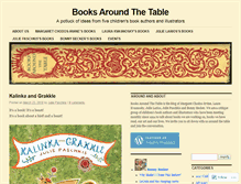 Tablet Screenshot of booksaroundthetable.wordpress.com