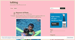 Desktop Screenshot of luliblog.wordpress.com