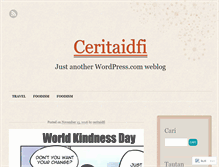 Tablet Screenshot of ceritaidfi.wordpress.com