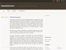 Tablet Screenshot of hawaiianinsur.wordpress.com