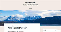 Desktop Screenshot of alexastravels.wordpress.com