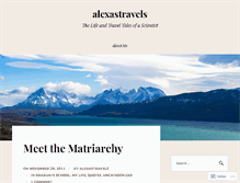 Tablet Screenshot of alexastravels.wordpress.com